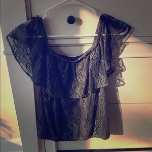 Off the shoulder shirt